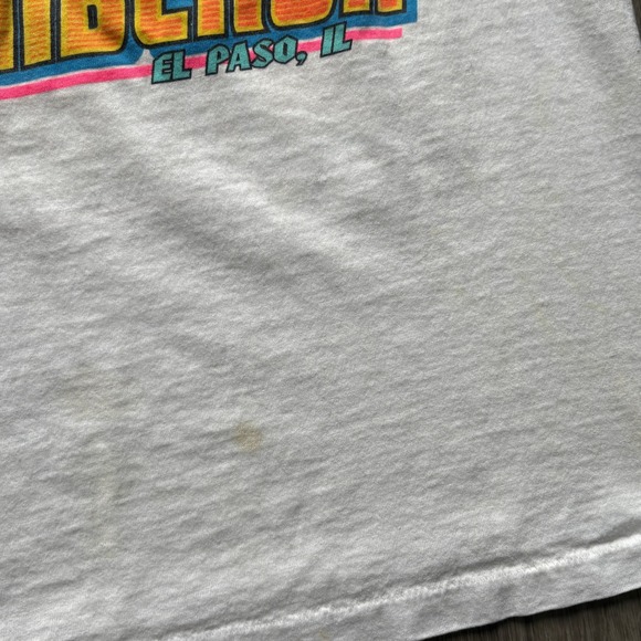 Vintage Wayne Sternbergh El Paso IL Sprint Car Racing T Shirt Mens Size L - Picture 6 of 6